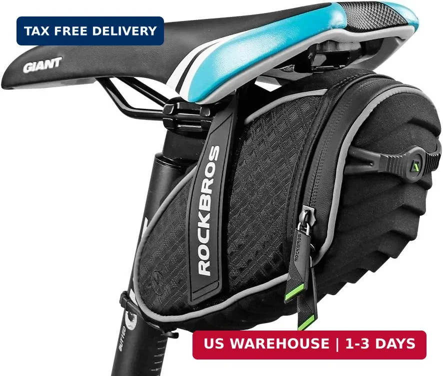 ROCKBROS Bike Seat Bag, Bicycle Saddle Bag Under Seat 3D Shell Cycling Seat Pack