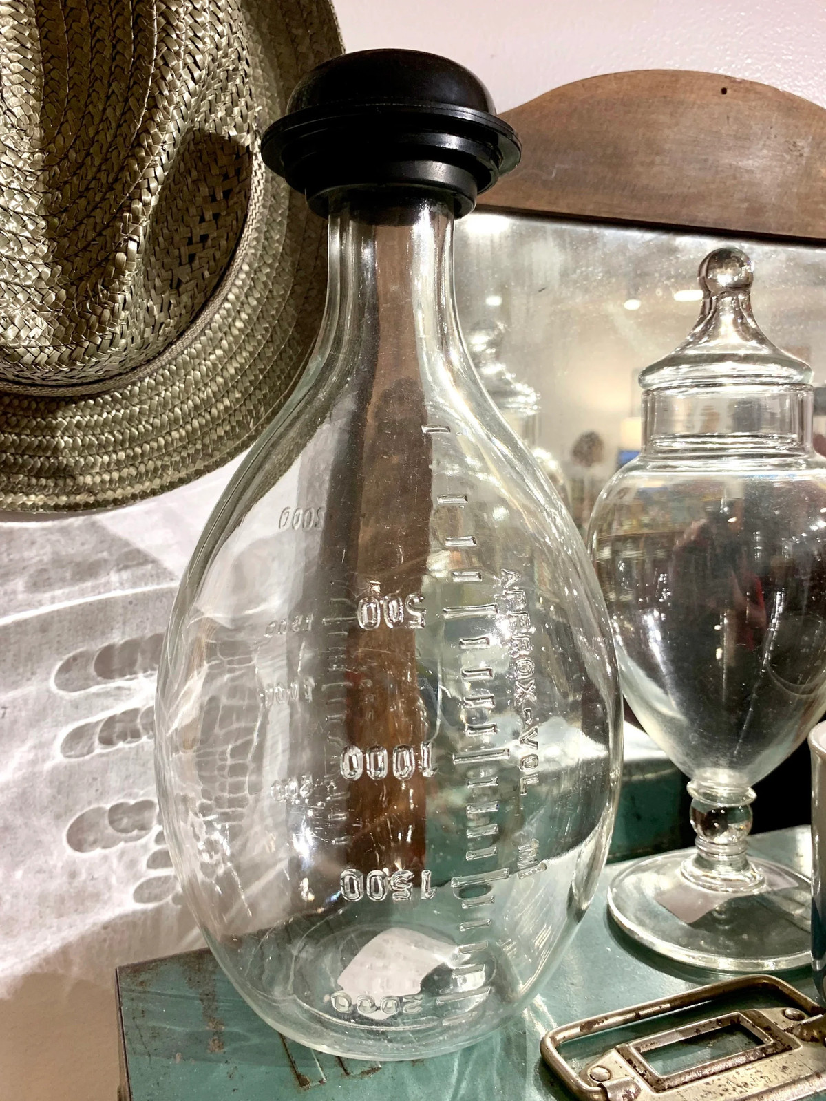 Macbick Laboratory Bottle | Vtg Large American Sterilizer Beaker| Rare Pyrex