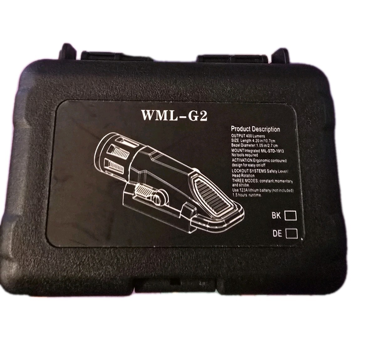 WML-G2 Picatinny Mounted Rifle Light With Strobe w/ Charger & Case *CLONE*