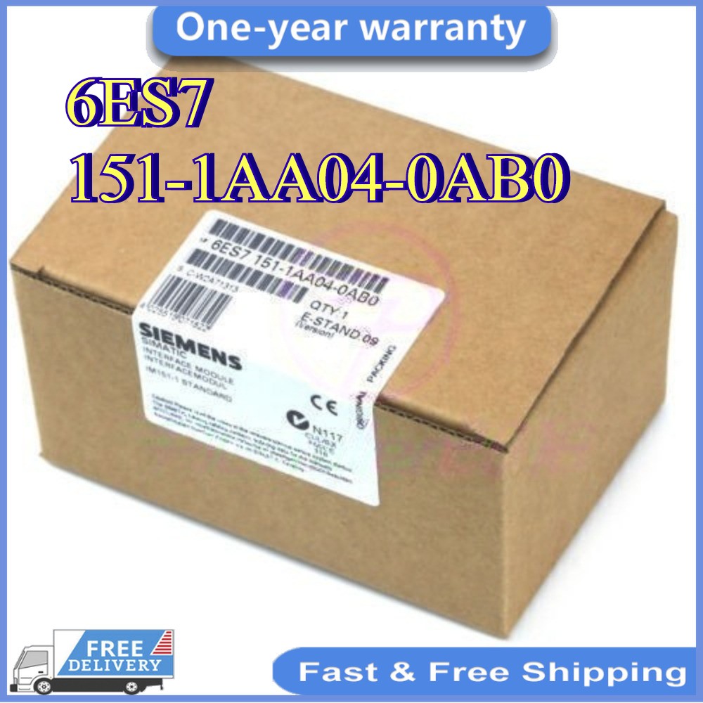 NEW 6ES7 151-1AA04-0AB0 SIEMENS 6ES7151-1AA04-0AB0 ET200S DP INTERFACE MODULE