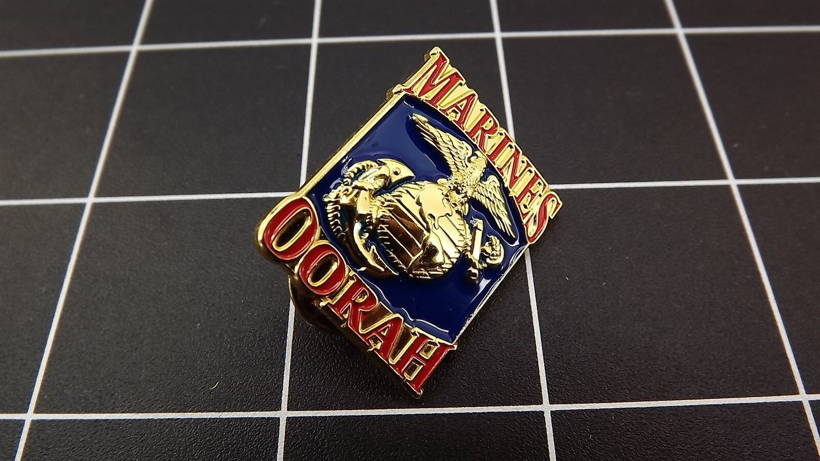 NEW Lapel Pin "MARINES OORAH!" LIFETIME GUARANTEE USMC MARINE CORPS FREE SHIP