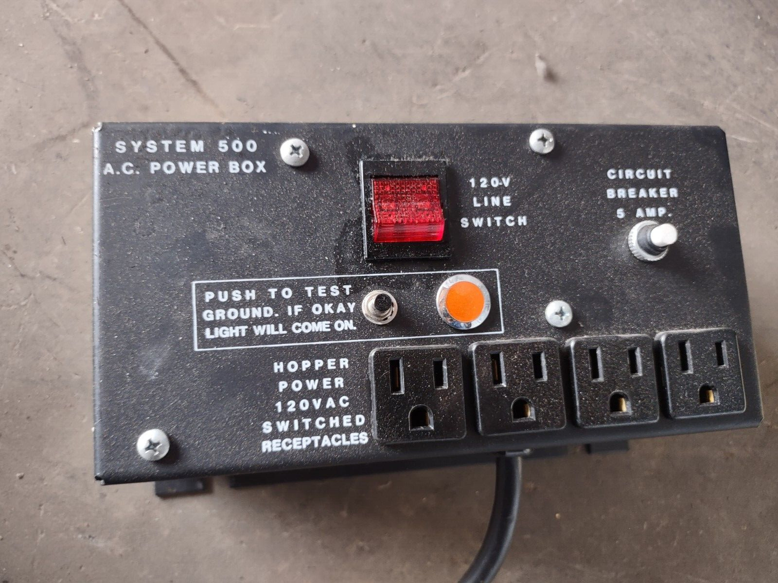 standard changer model 500 arcade power supply pcb part #1