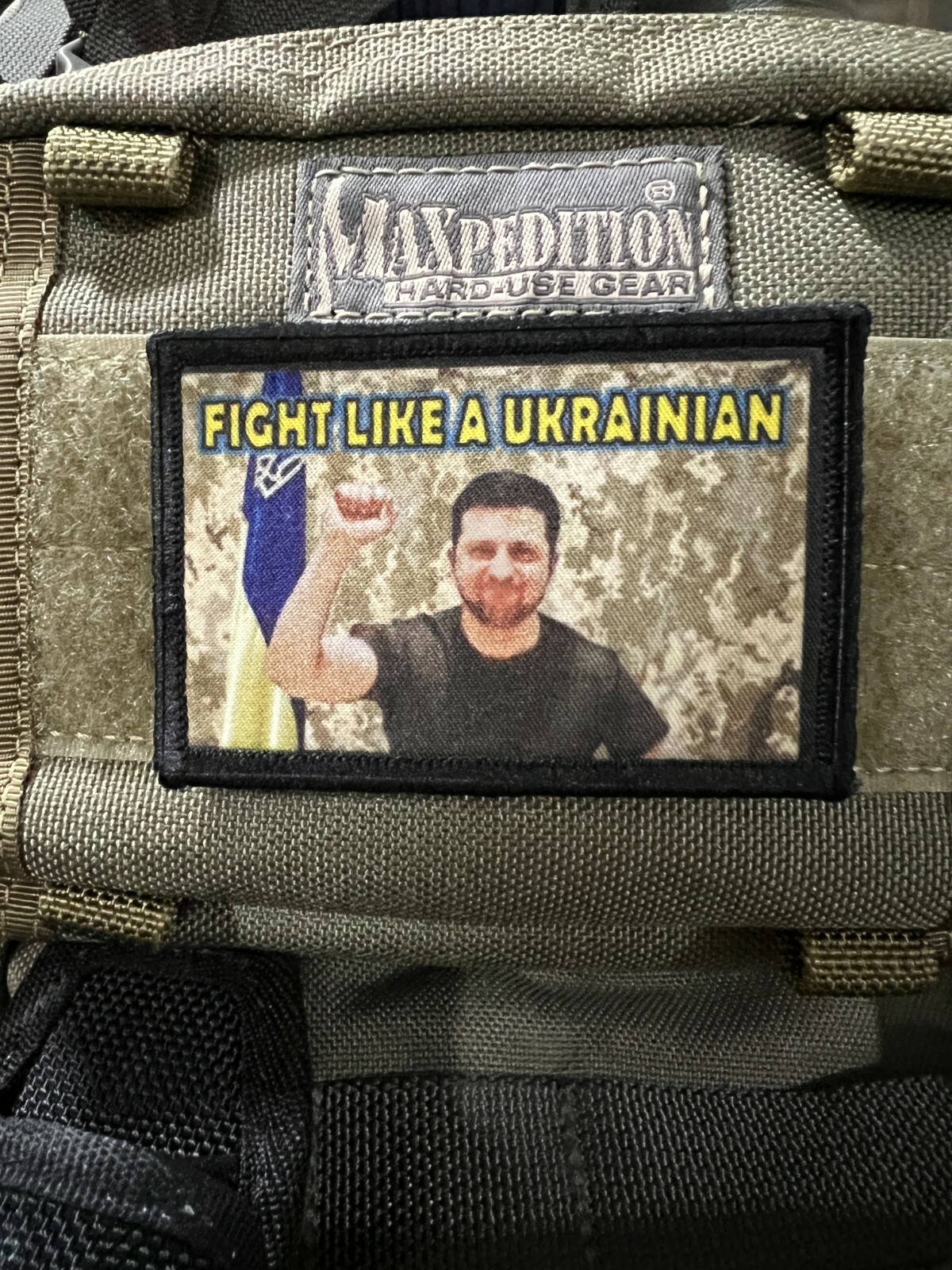 Ukrainian Ground Forces 72 Mechanized Brigade / Ukraine Flag Morale Patch