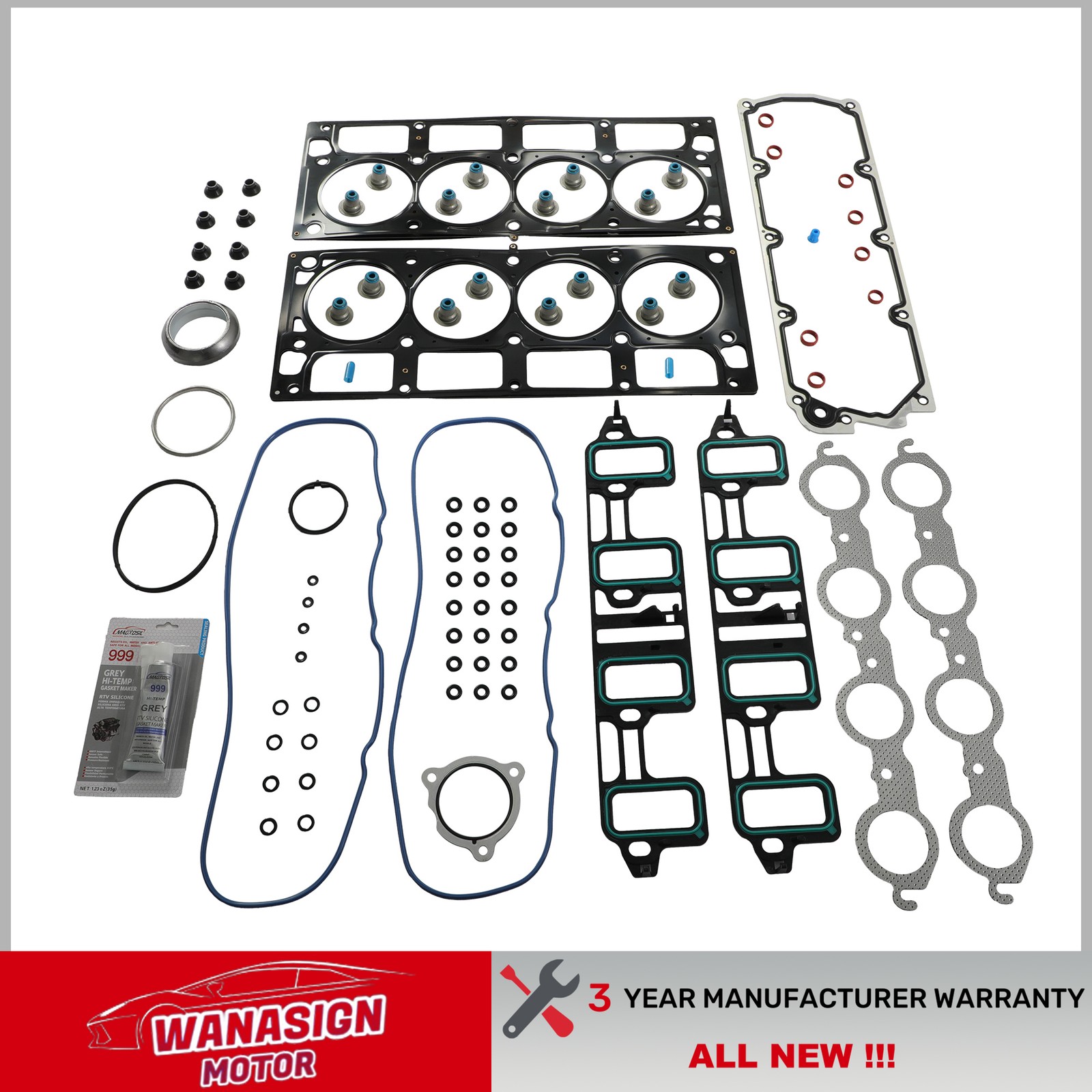 Head Gasket Set For 2007-2019 Chevrolet GMC Suburban Savana Express 6.0L 6.2L