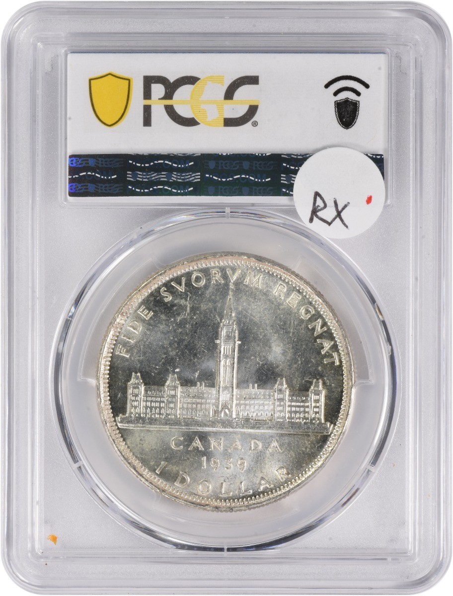 1939 Canada 1 Dollar KM38 MS63 PCGS