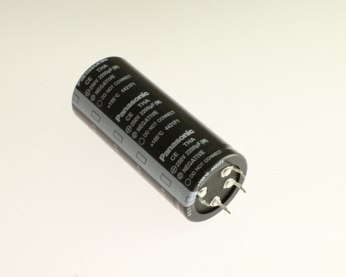 (2pcs) 2200uF 250V DC Snap In Mount Electrolytic Capacitor 2200mfd ECET2EA222EA