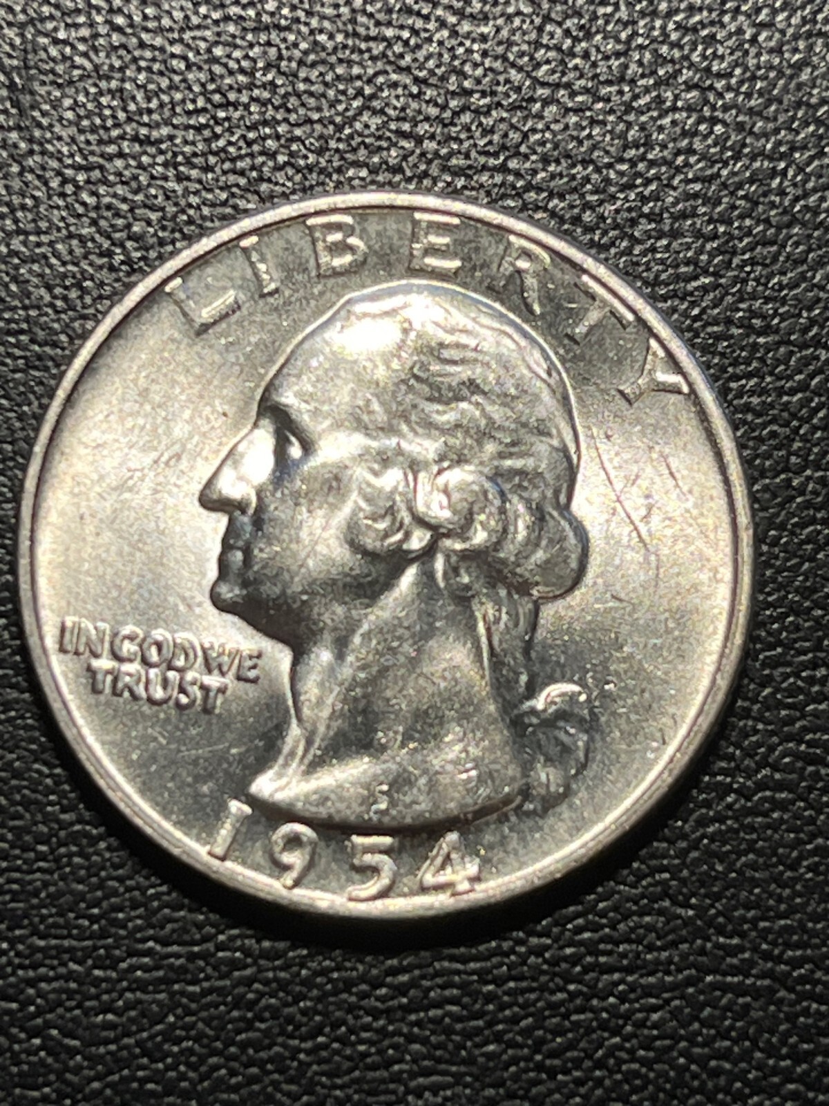 1954 Washington Quarter in Choice BU+ MS