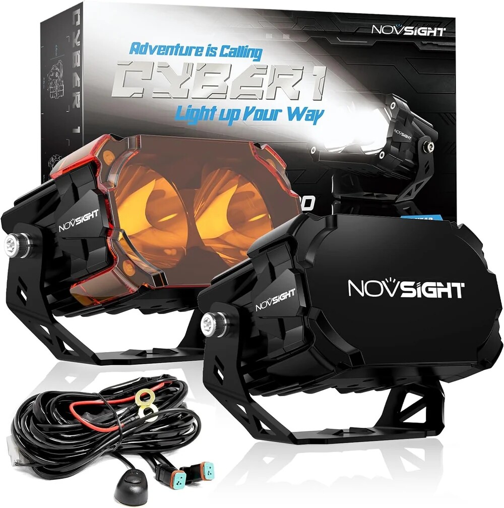 NOVSIGHT 4.5" LED Pods Work Lights Spot Driving Beam Off Road for Jeep ATV UTV
