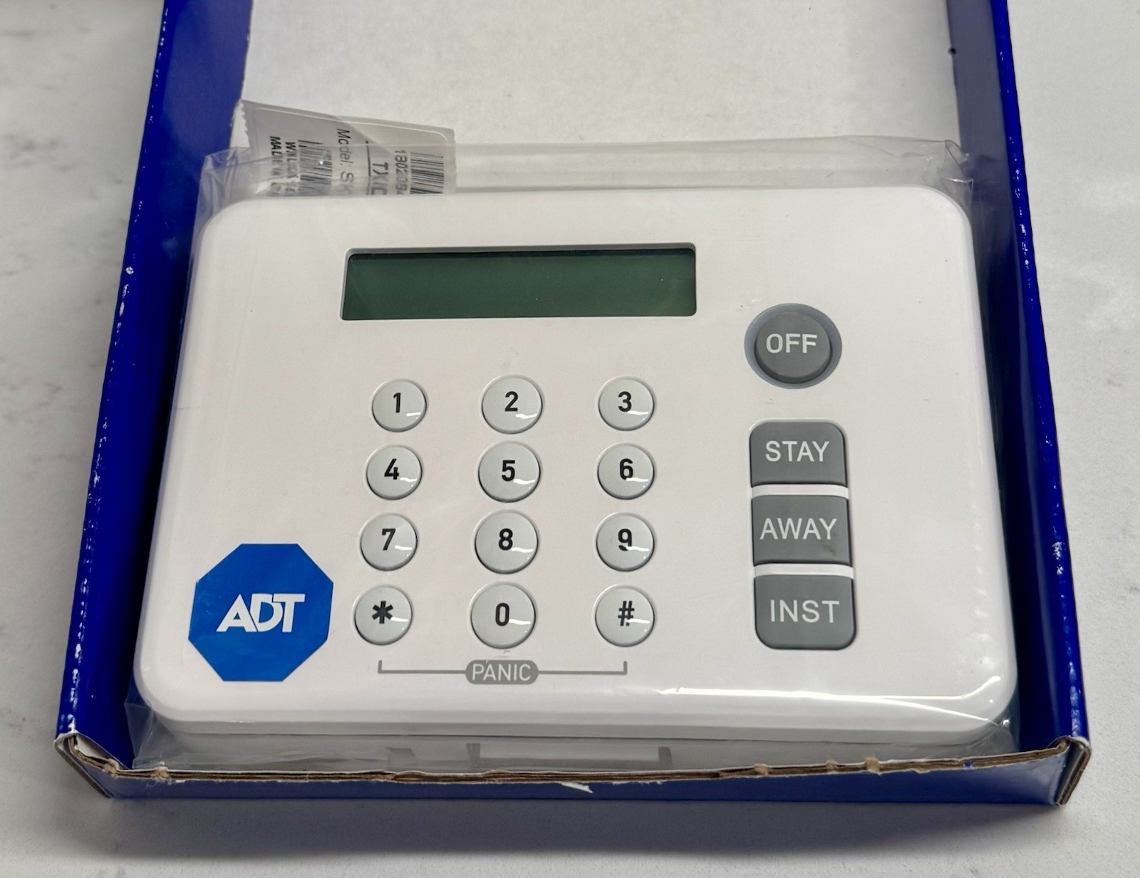 ADT Lifeshield Security Keypad SKP2R0-27 LCD Alarm Panel System - No Hardware