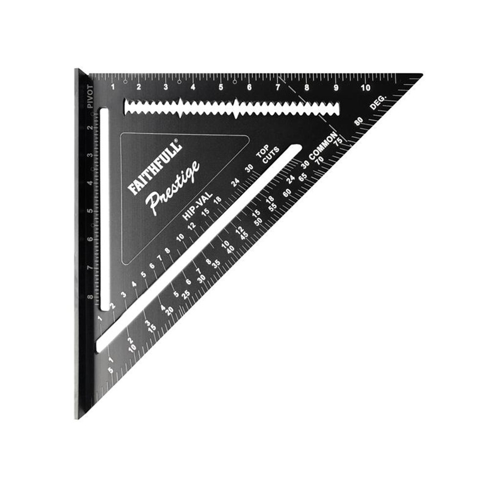 Faithfull Prestige Quick Square Black Aluminium 300mm (12in) FAICSQ12CNC