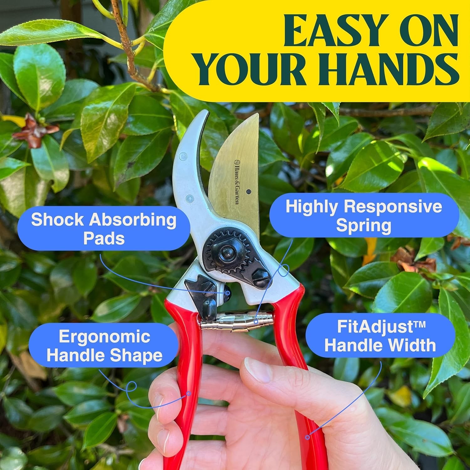 Professional 8.5" ClassicPRO Pruning Shears - Lightweight, Rust-Resistant Design