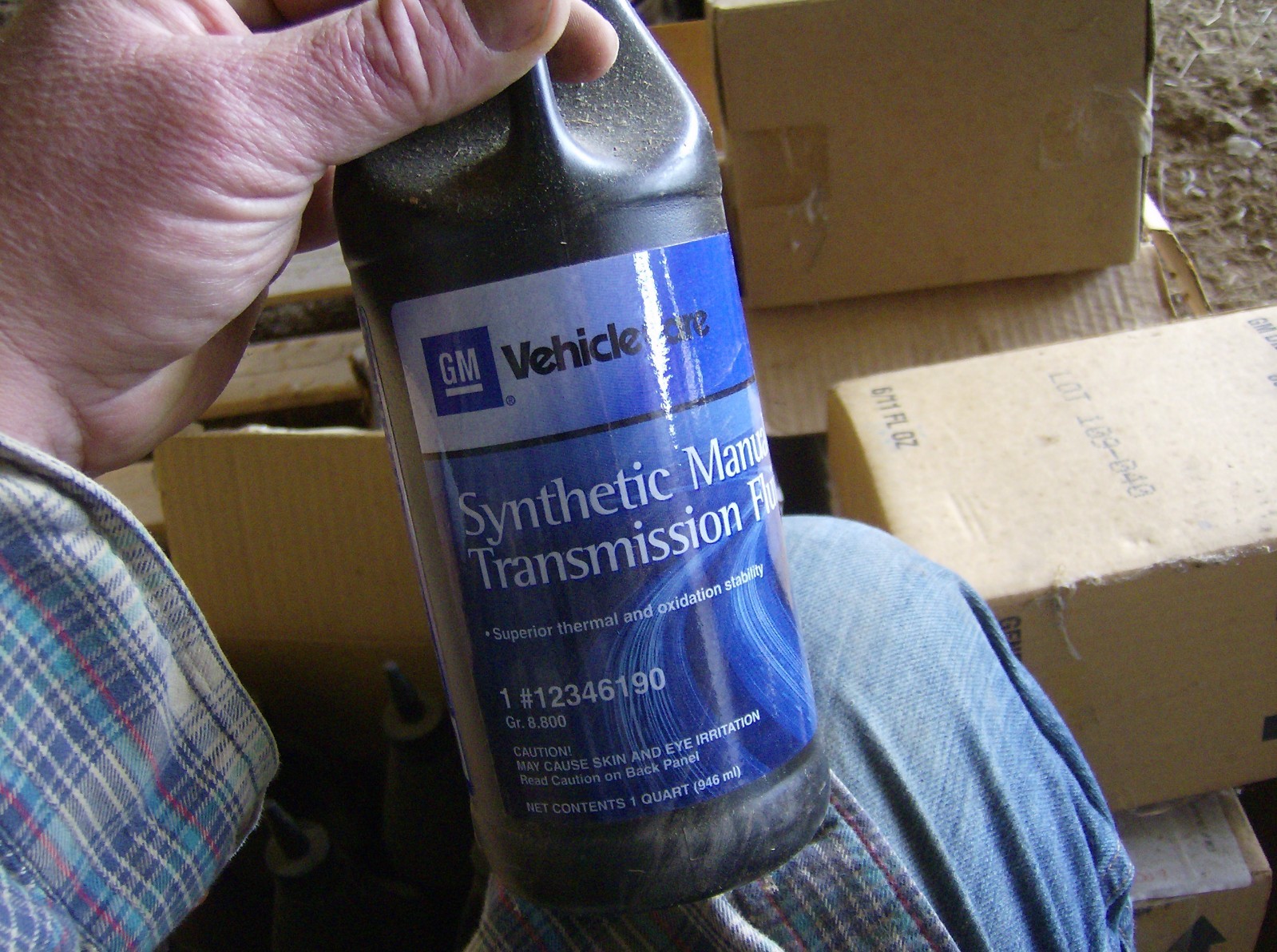 GENUINE GM ACDELCO 12346190 FULL SYNTHETIC MANUAL TRANSMISSION FLUID 32 OZ