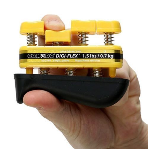 CanDo Digi-Flex Yellow X-Light Hand Exerciser ? Improves Finger Dexterity
