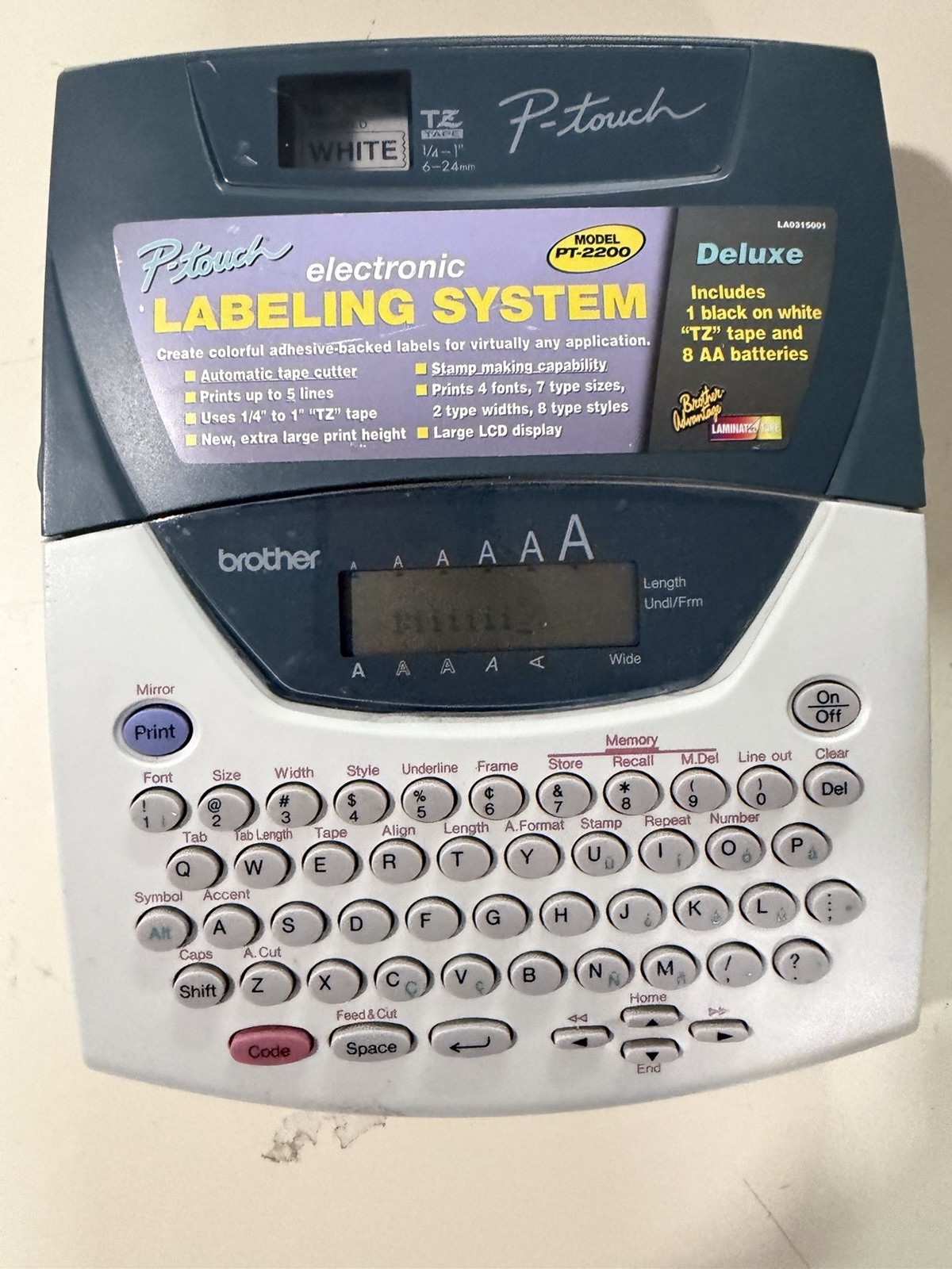 Brother P Touch Label Maker 2200/2210