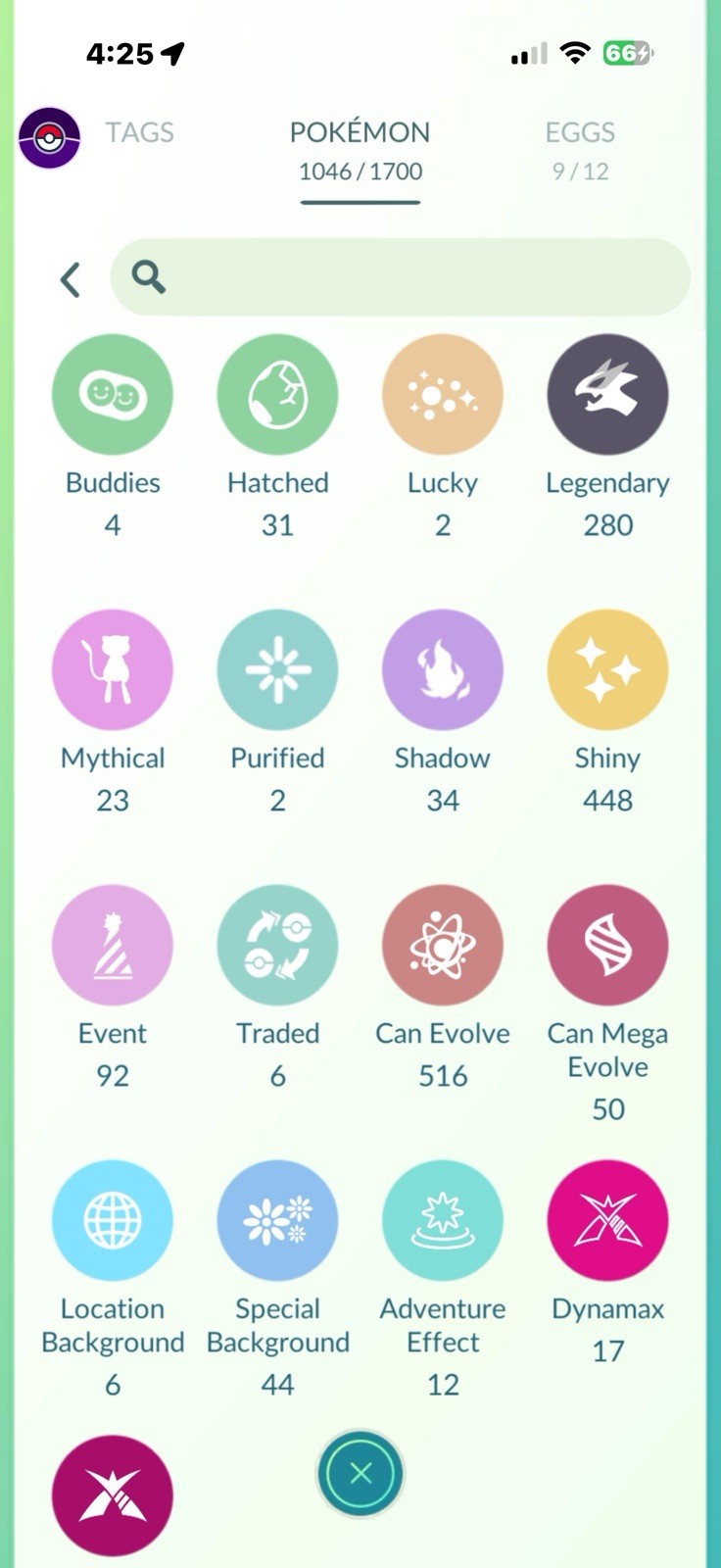 Pokémon GO Level 73 Game Account Legendary Shiny Pokémon Collection
