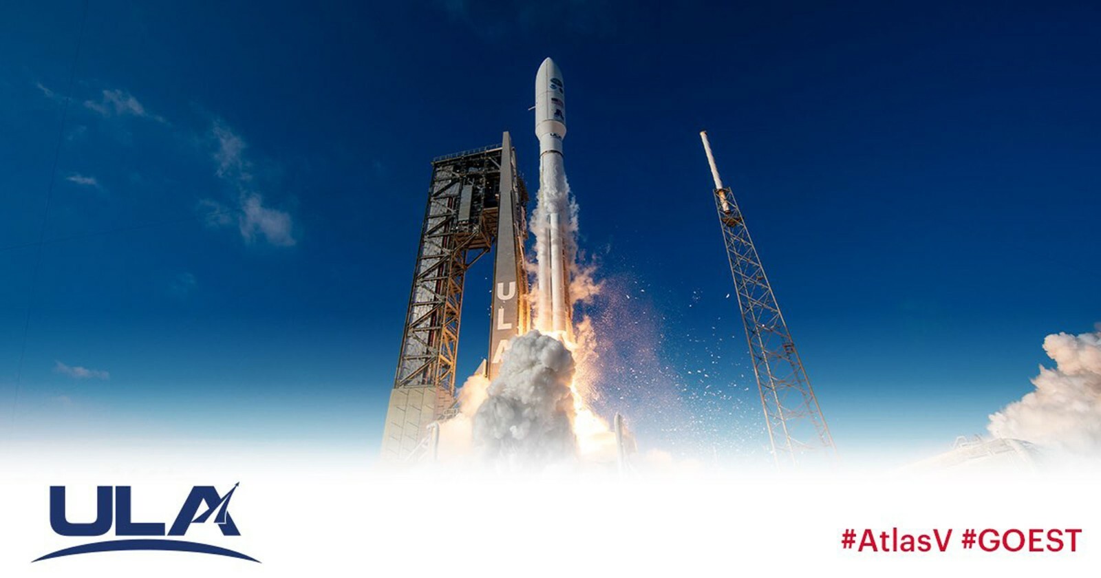 Authentic GOES-T - ULA ATLAS V Launch - NASA NOAA USSF SATELLITE SPACE PATCH