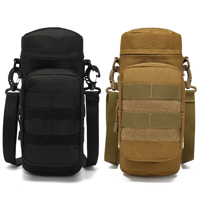 Water Bottle Holder Bag Tactical Bottle Pouch Carrier for Travel Hiking Cycling