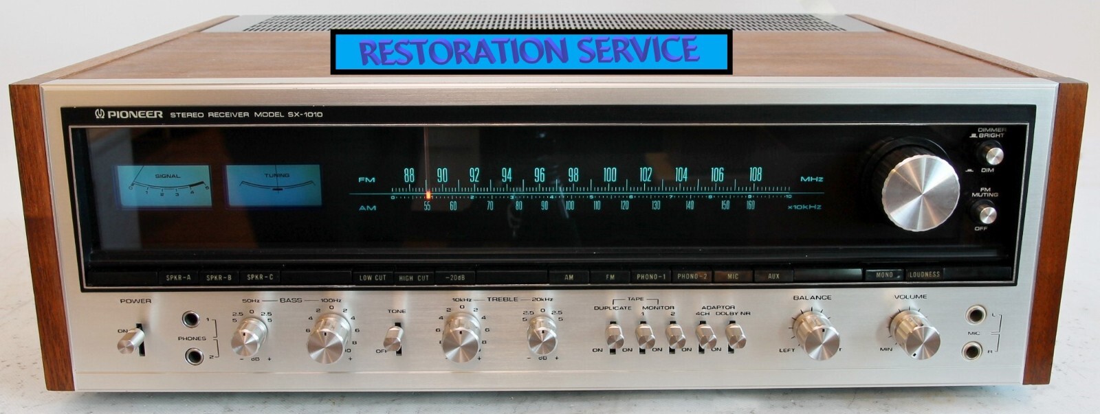 Pioneer SX-1010 Receiver's RESTORATION service !