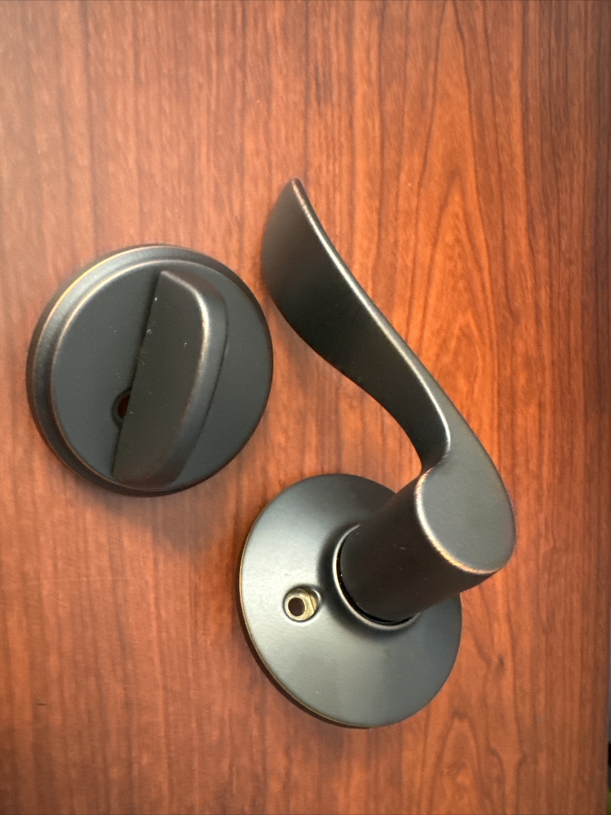 Schlage F59-ACC-LH Accent Left Handed Single Cylinder Interior - Bronze