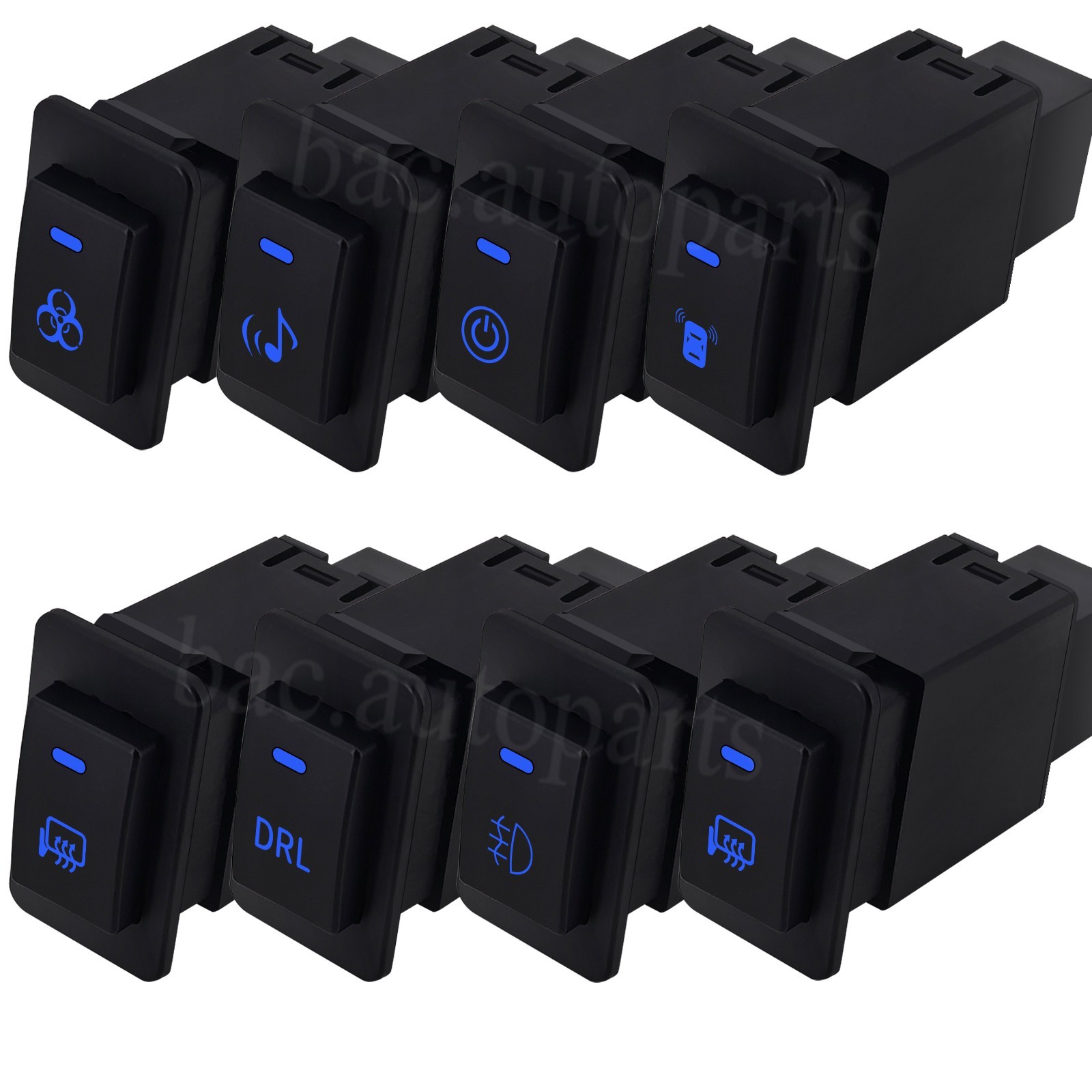 12V Car Switch Button LED MIRROR Radio for Nissan Paladin Patrol GQ GU 1987-2001