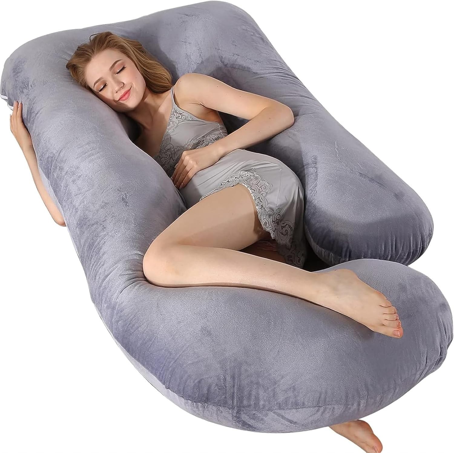 Almohada de embarazo para la maternidad y Mujeres embarazadas Cuerpo completo