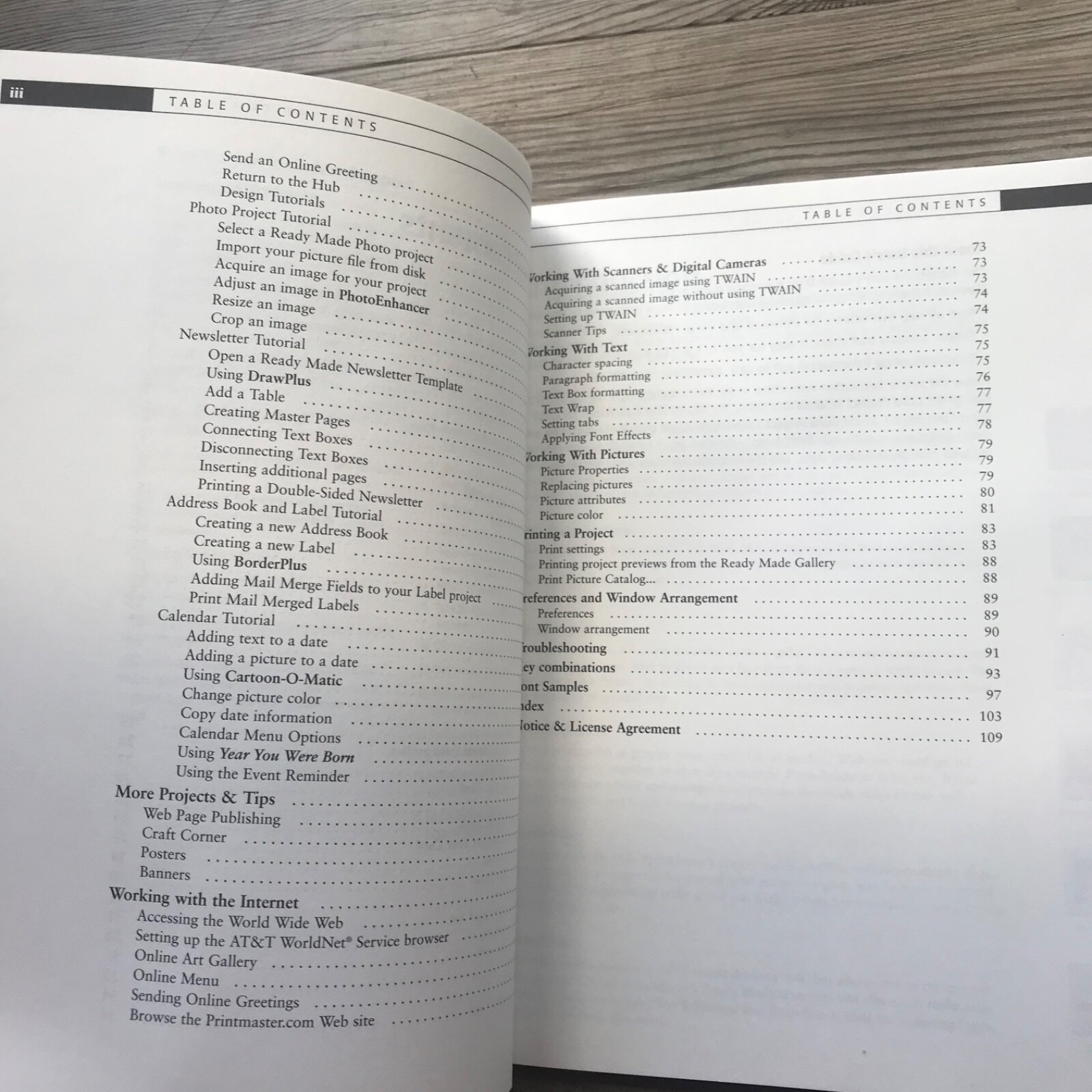 Printmaster User Guide 7.0 Paperback Manual Book Mindscape