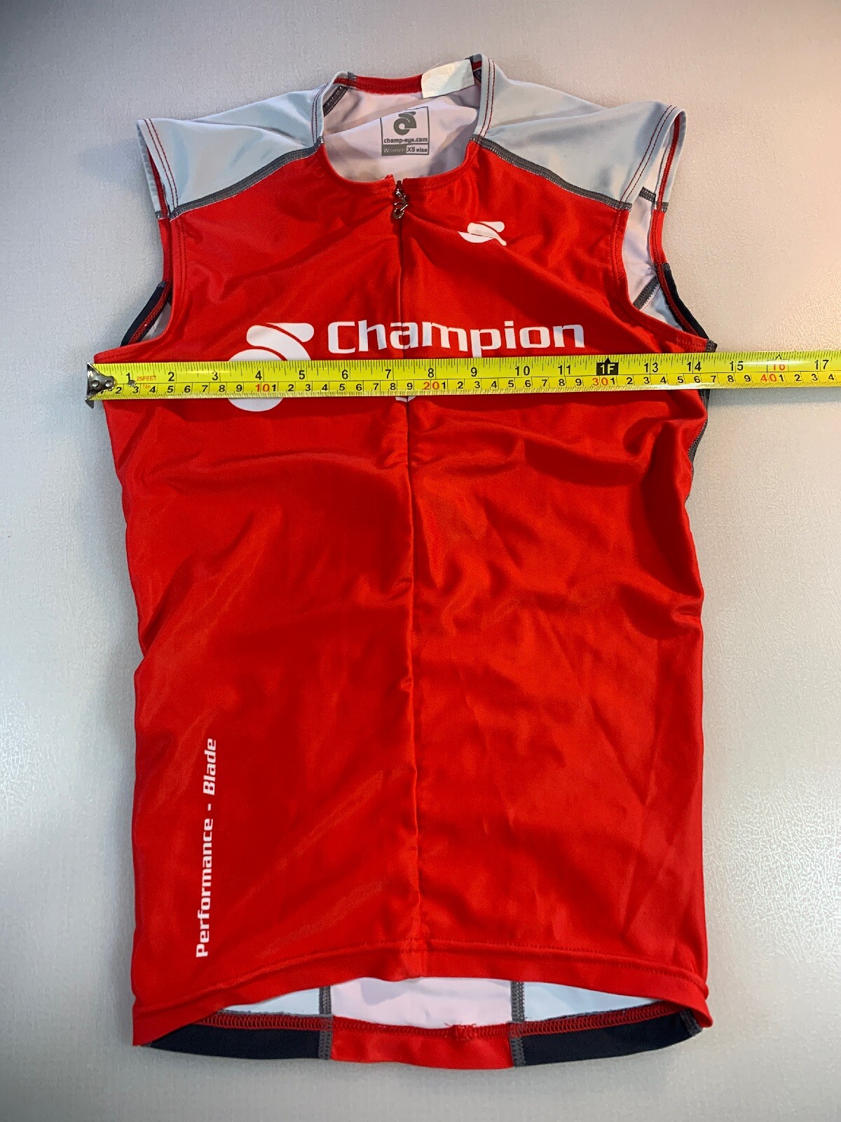 Champion System Womens Performance Blade Long Tri Triathlon Top XS (6545-3)