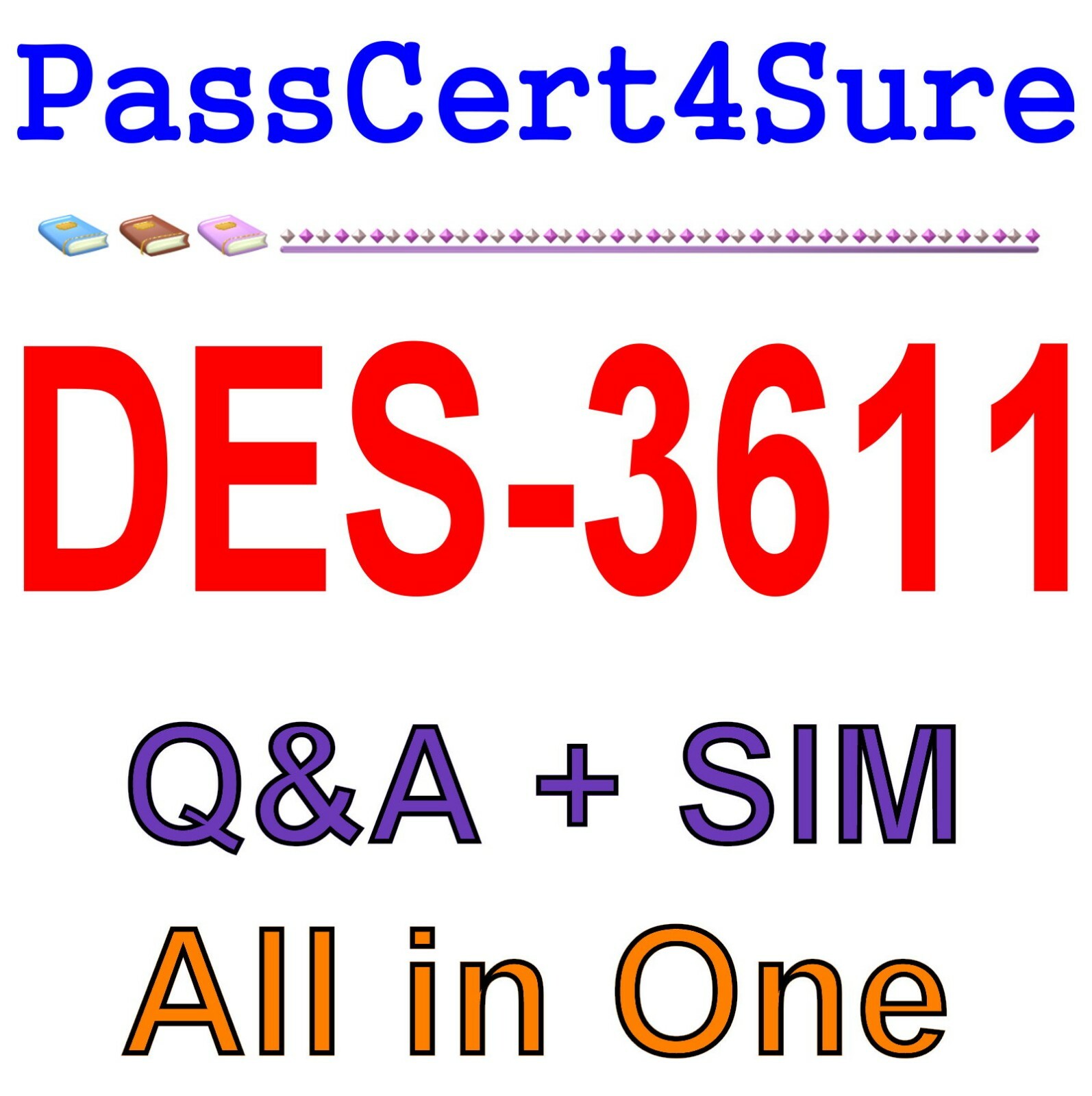 EMC Best Exam Practice Material DES-3611 Exam Q&A+SIM