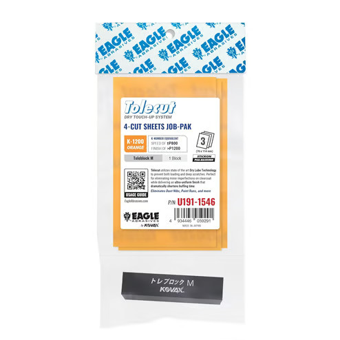 Eagle Abrasives Tolecut 4-Cut Shts - Ong w/ M block