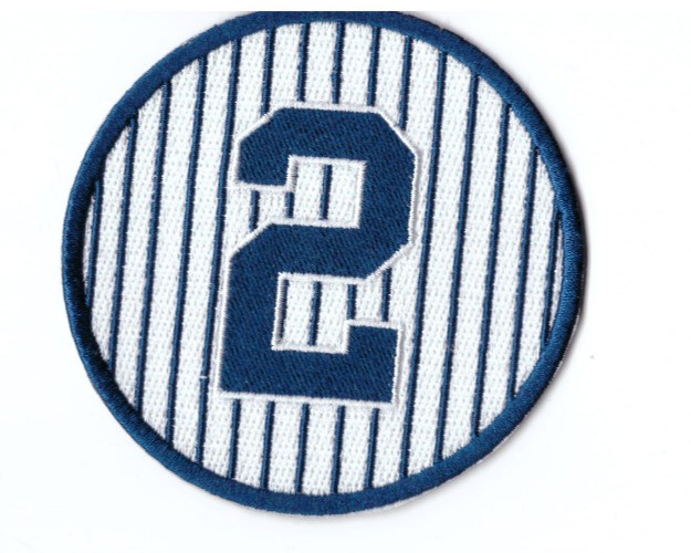 NEW 3 1/2" Derek Jeter Yankees Retired Number IRON ON PATCH FREE SHIP