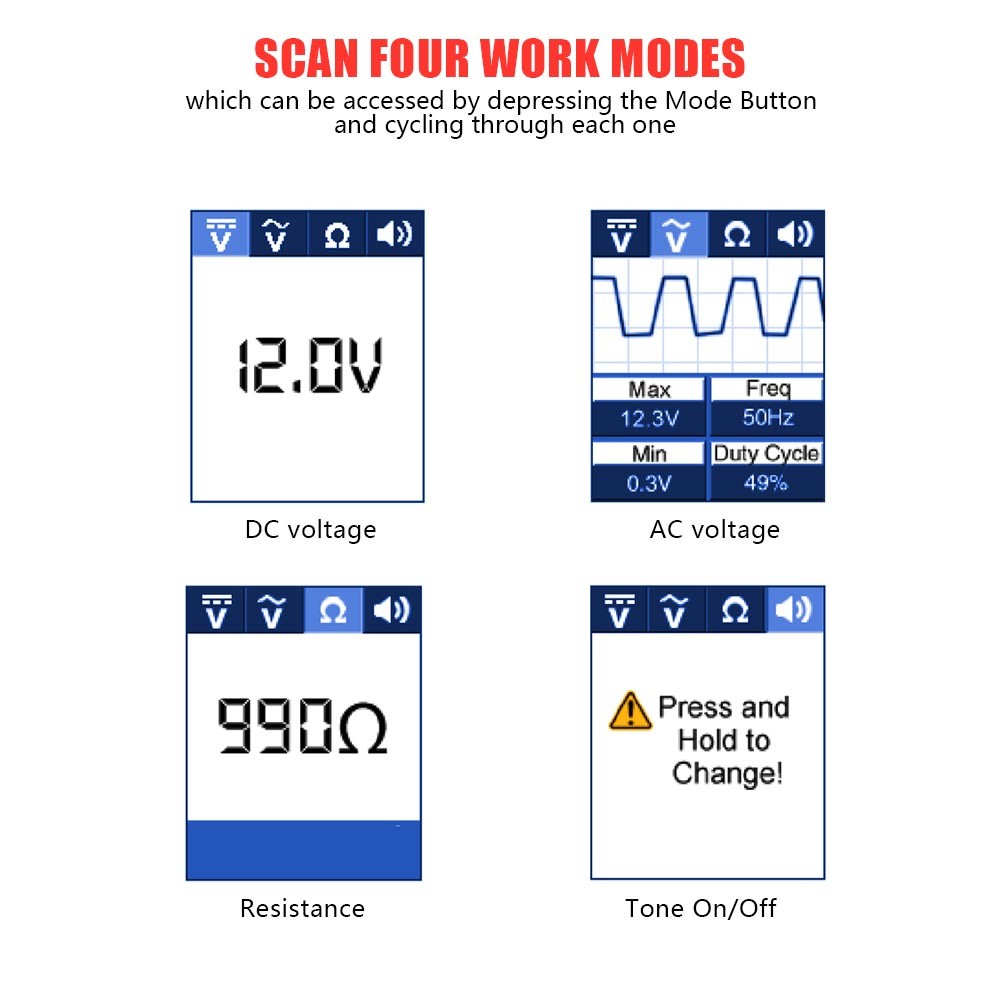Autel PS100 PowerScan Electrical System Diagnostics Support ground testing etc