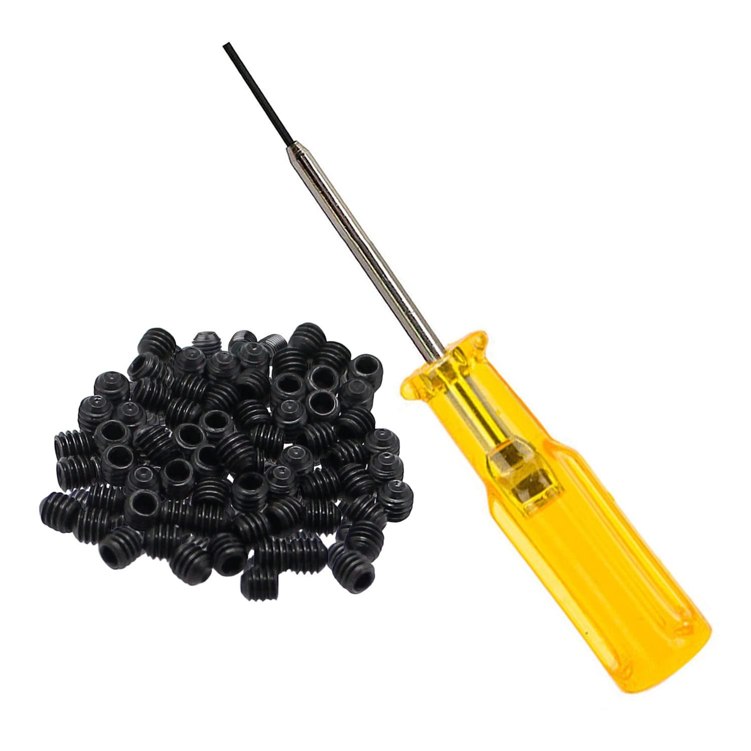 Fbshicung 1.6MM Hex Screw One Size, 1.6mm Driver+50pcs Screws