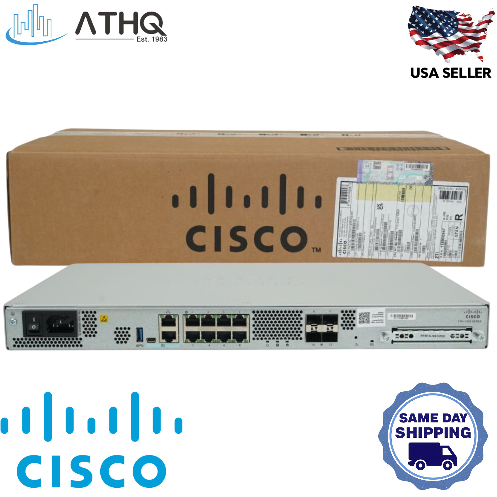 Cisco FPR1120-NGFW-K9 Firepower 1120 NGFW Firewall Appliance 1U Gigabit FTD NEW