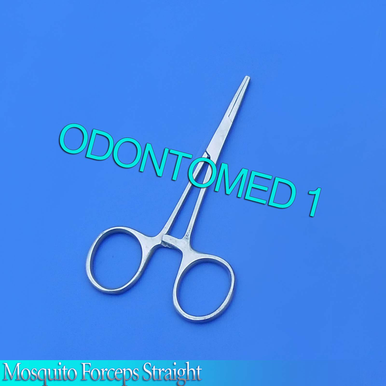 50 Pcs Mosquito Hemostat Locking Micro Forceps Straight Fine Point 5" Surgical