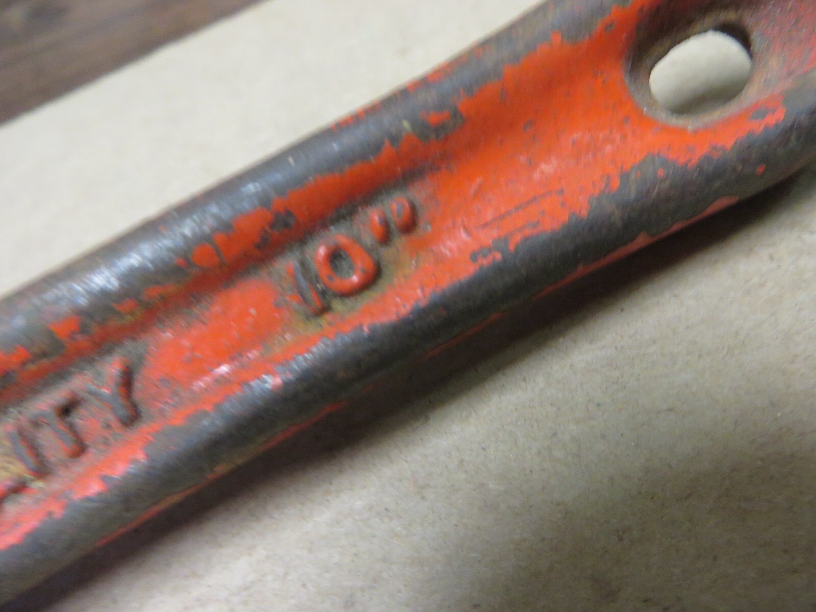 OHIO FORGE 10" ADJUSTABLE PIPE WRENCH # OPW10