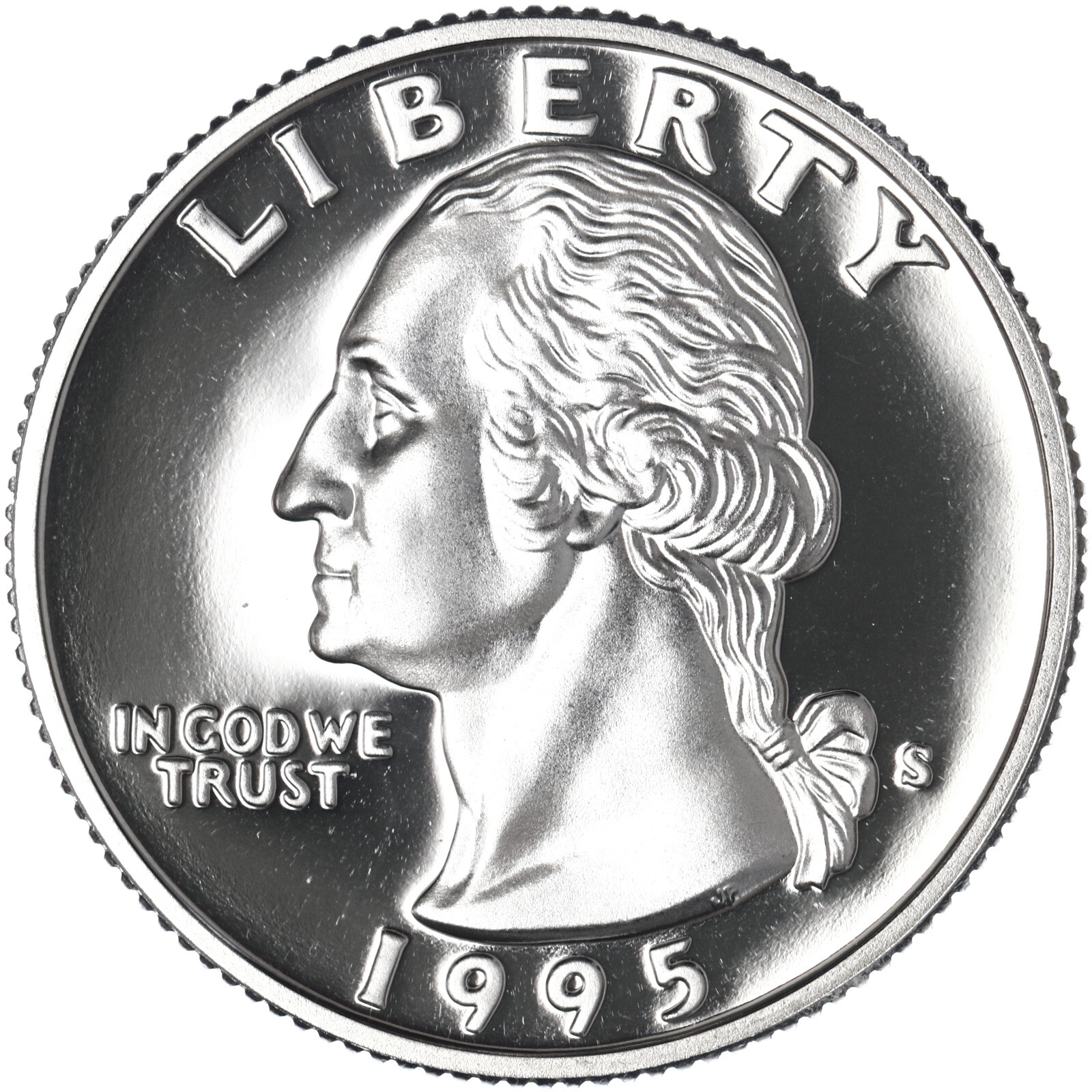 1995 S Washington Quarter Gem DCam Proof CN-Clad