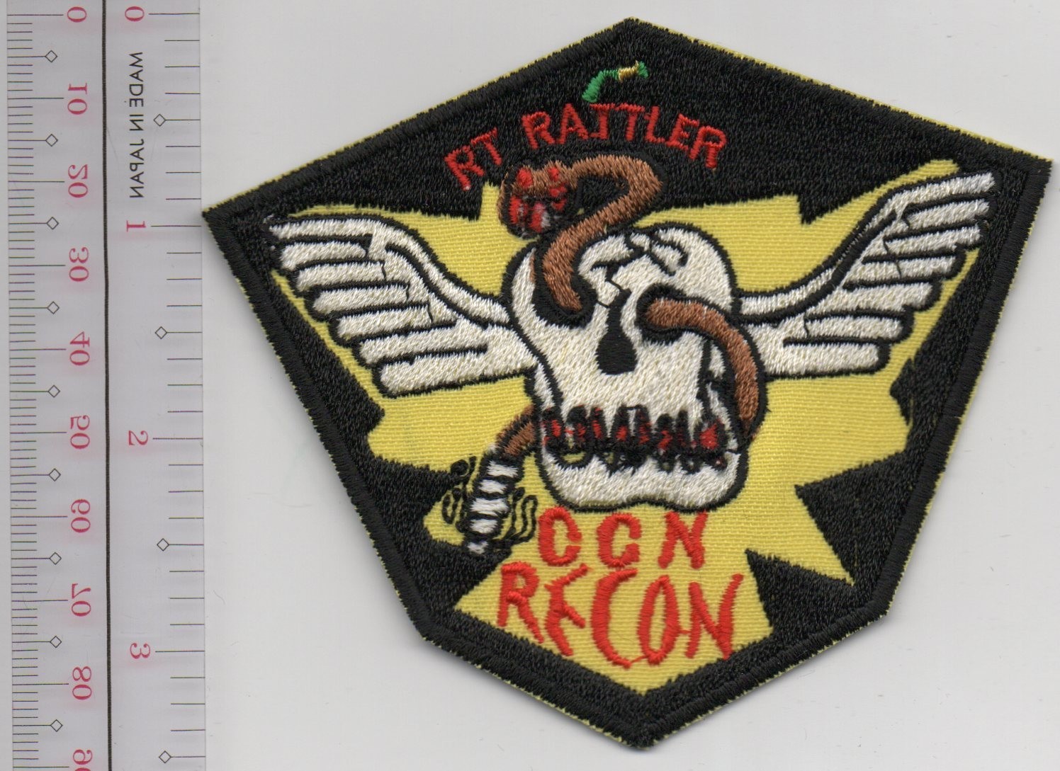 Us Army CCN Recon Team Rattler Patch NO TARIFF