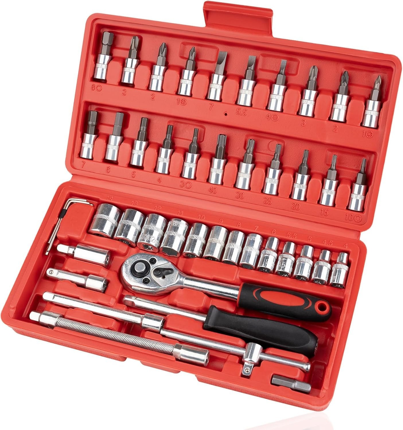 Caja De Herramientas Para Carro Llaves Inglesa Mecanicas Automotriz Mano Cocina