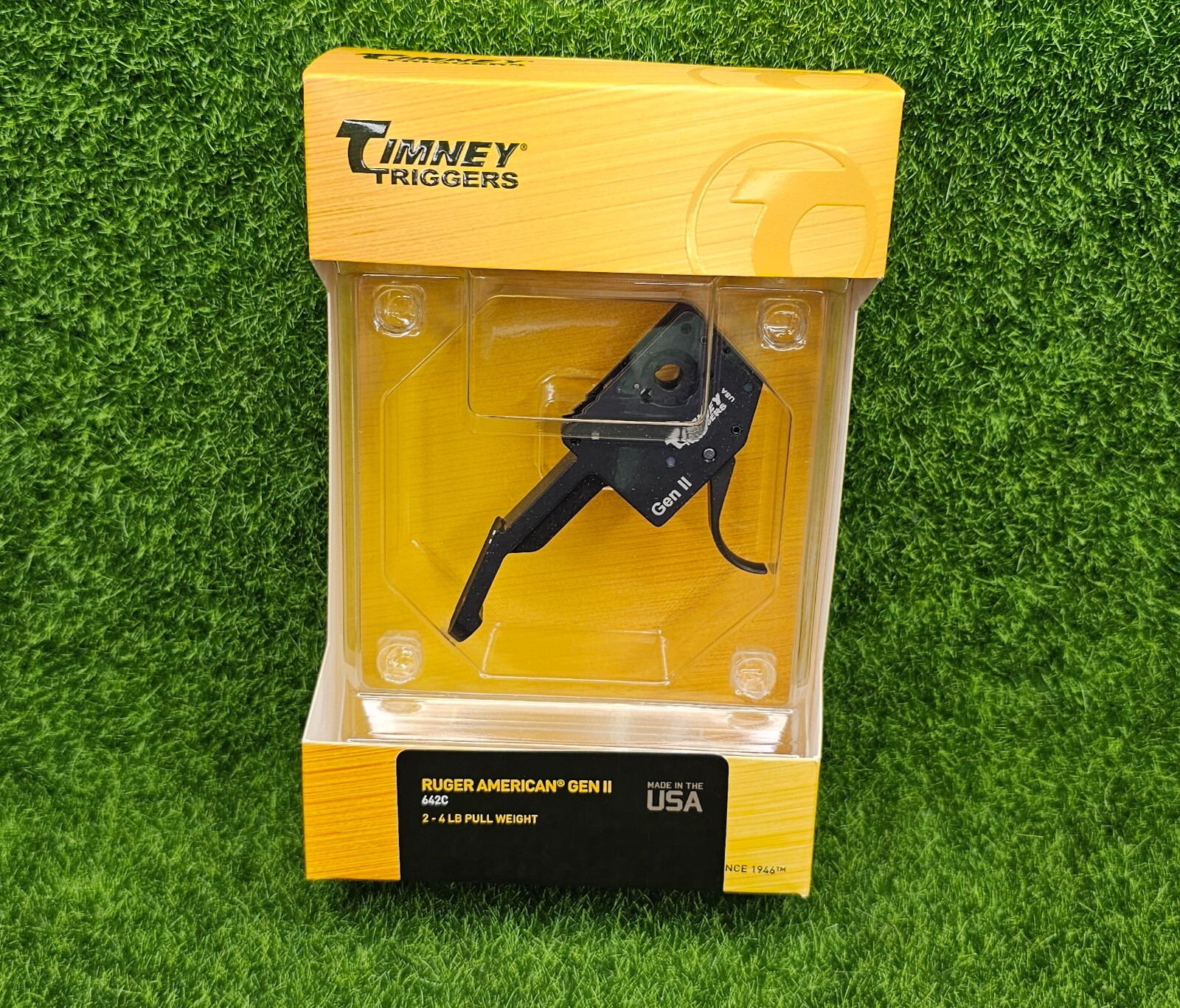 Timney Curved  Trigger for Ruger American® Gen II Centerfire, Black - 642C