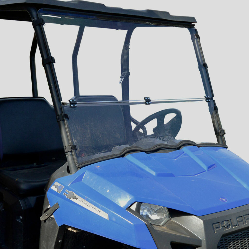 Clearly Tough Polaris Midsize Ranger 400/570/800 (2010-2014) Folding Windshield