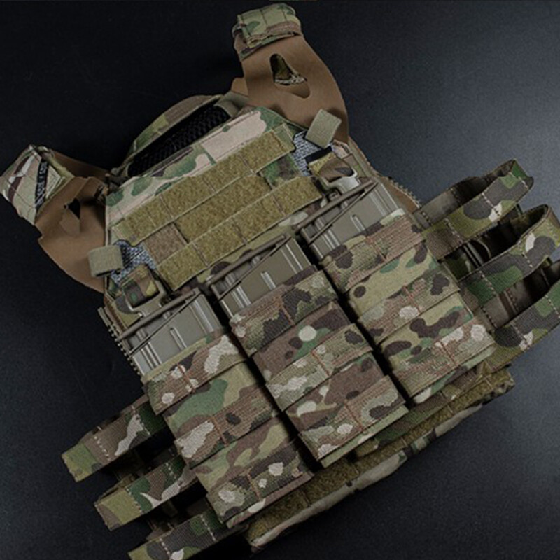 Wosport Tactical Mag Pouch Triple Mag Carrier FAST 7.62mm MOLLE Pouch Military