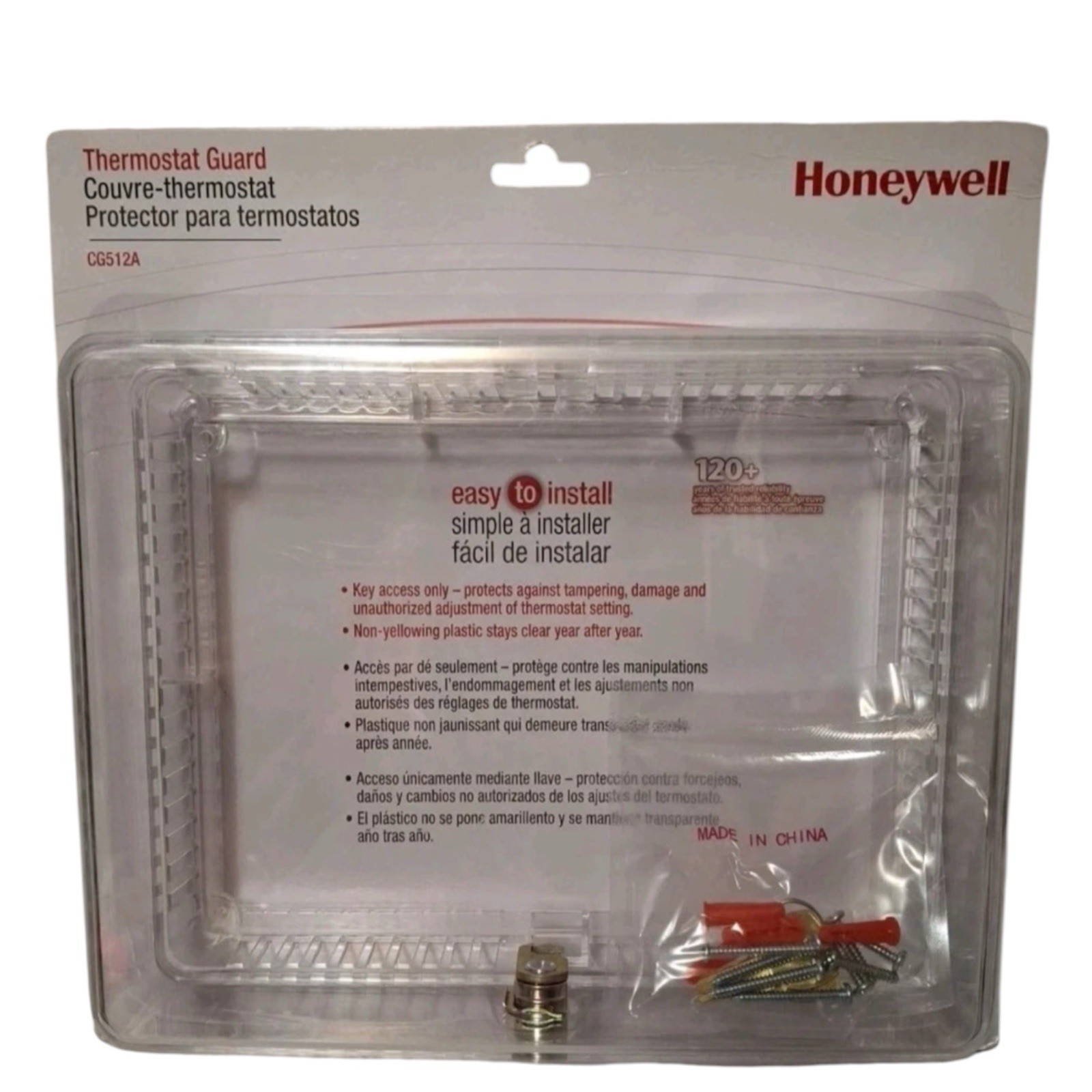 Honeywell Thermostat Lock Box CG512A 9.75"W X 7.25"H X 3.38"D New Sealed A