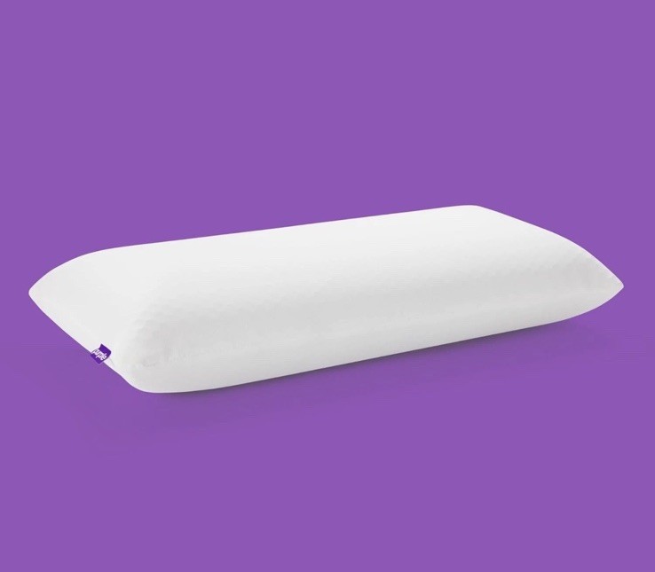 Purple 10-31-12914 King Medium Harmony Bed Pillow - White