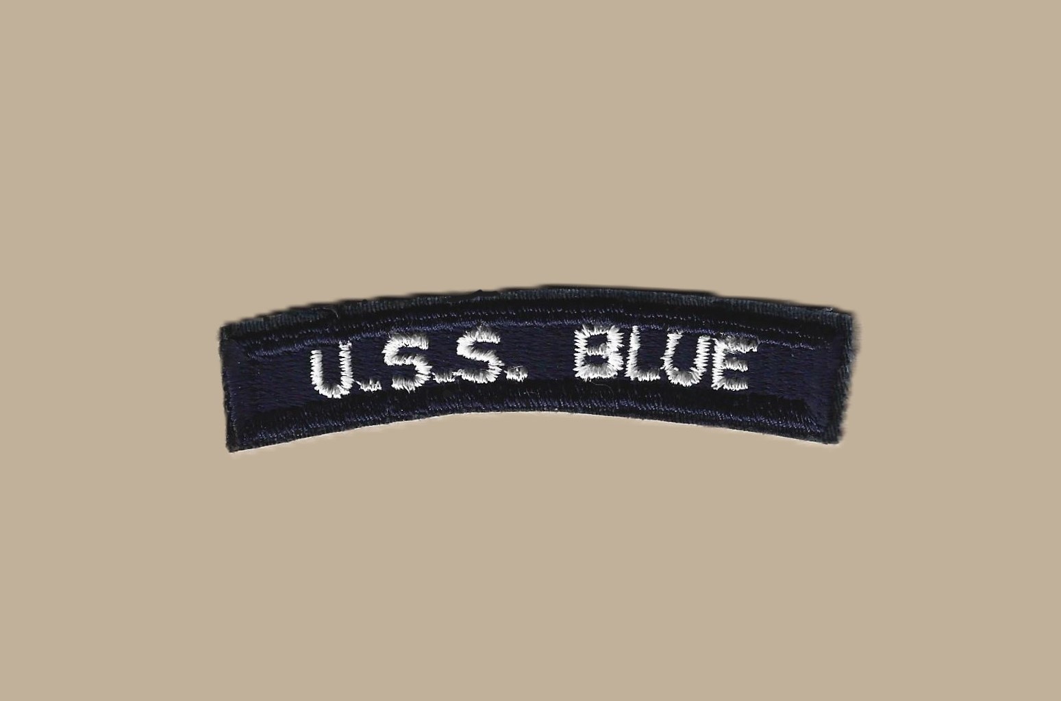 US Navy DD-744 USS Blue Destroyer UIM Shoulder Rocker Tab (01)
