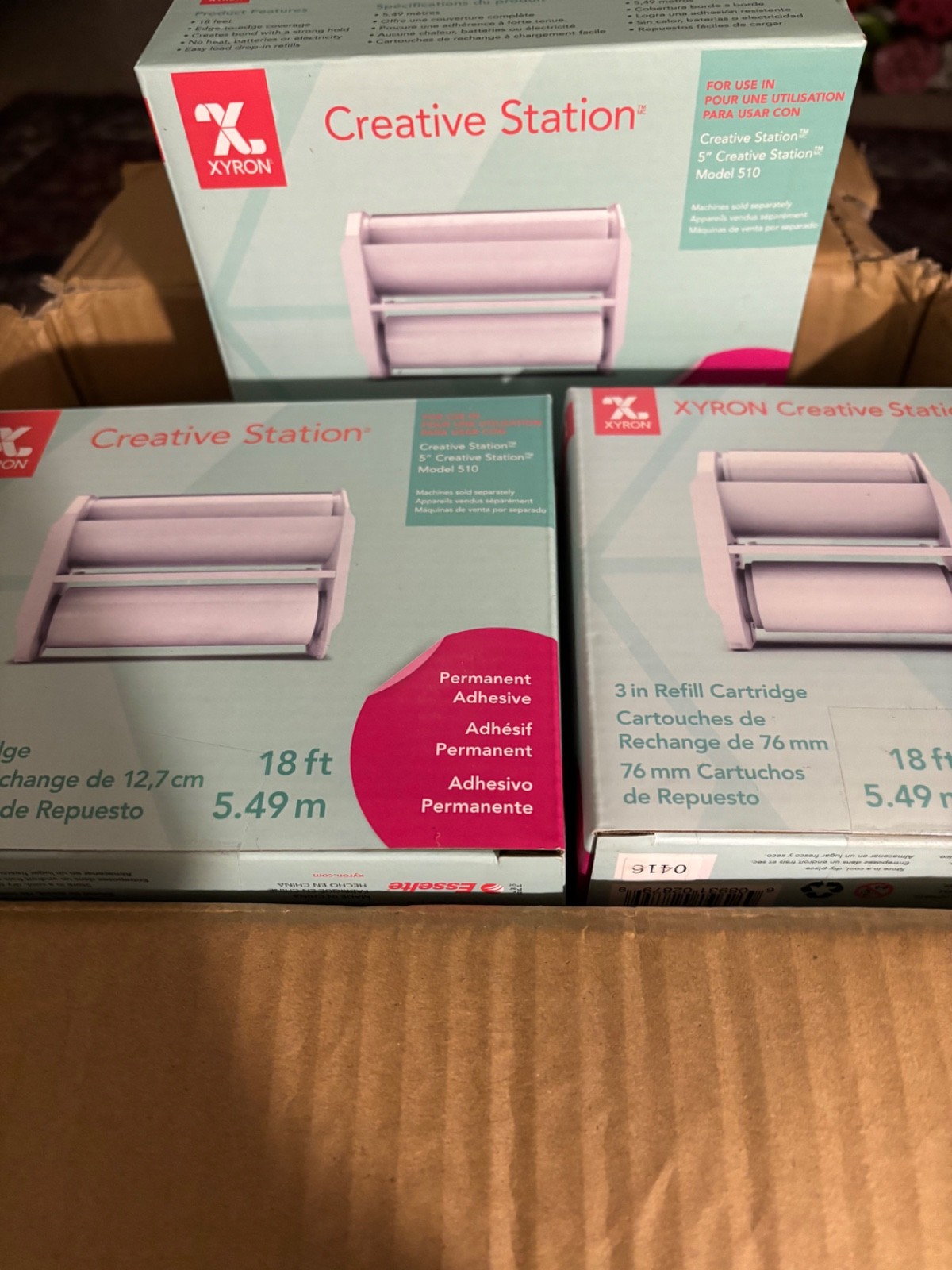 Xyron Creative Station Lite with Unopened Permanent Adhesive Refill Cartridge