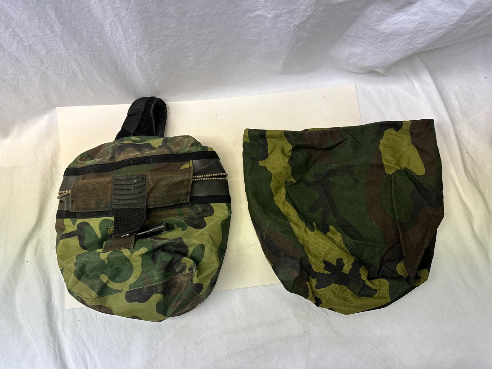 USIA U/W Equipment Zip Dry Bag Woodland Gas Mask Drop Leg Tactical SCUBA NSW