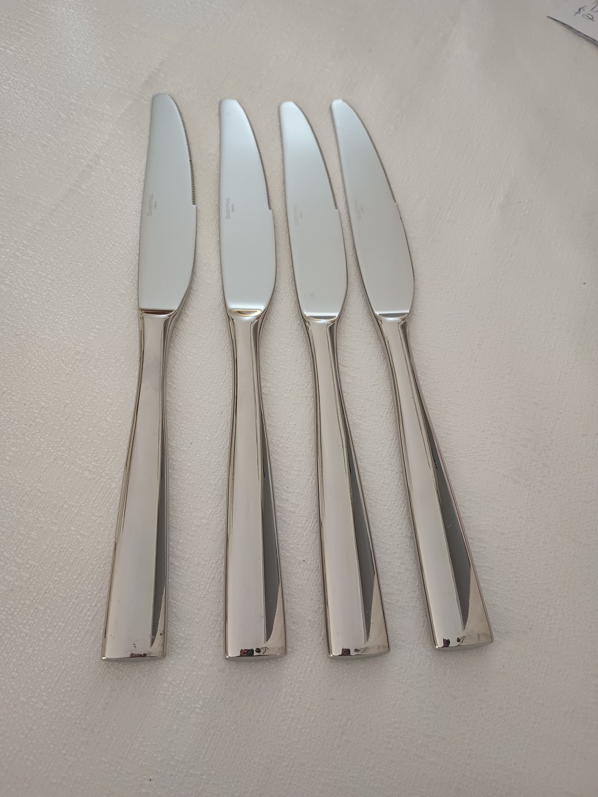 Barenthal Couture Glossy 18/10 Flatware Stainless Lot Of 4 Dinner Knives