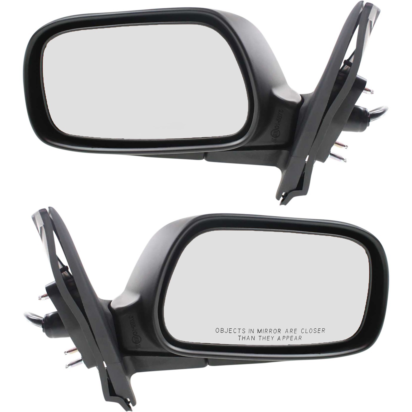 Set Of 2 Mirror Power For 2003-2008 Toyota Corolla Left Right Paint To Match
