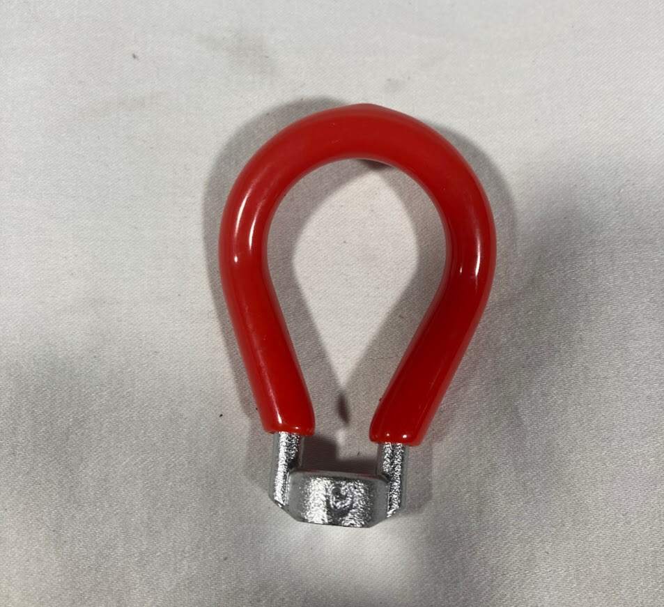 Bicycle Wheel Red Spoke Wrench for 0.135" (3.45mm) nipple - Bike Tool