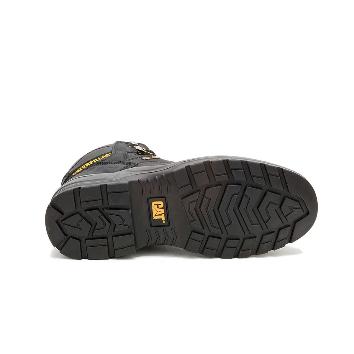 Men's Caterpillar Striver Steel Toe Waterproof Slip Resistant Boots P91786 Black